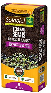 Solabiol TERSEMI6 Terreau Semis Ultra Fin, 6 liters L, Marron, 21 x 50 x 5 cm