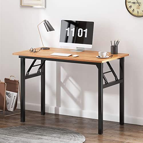 SogesHome Klapptisch Computertisch 100 x 60 x 75 cm PC Tisch Schreibtisch Bürotisch Büroarbeitsplatz für Home Office Verwendung Schreibtisch Esstisch Konferenztisch