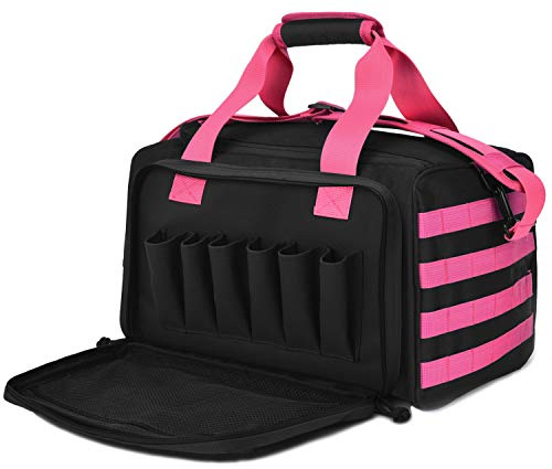 Tactical Gun Range Bag Deluxe Pistol Shooting Range Duffle Bags
