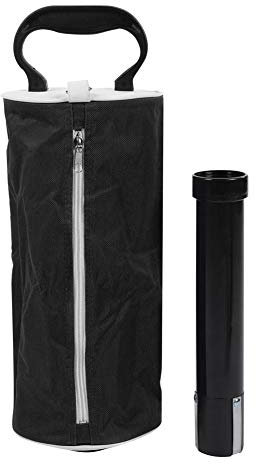 VGEBY1 Golfball Picker, Golfball Pick-up Aufbewahrungstasche Golf Retriever Golf On-Course Zubehör(Schwarz) Golfsachen