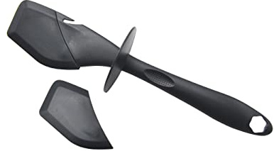 Spatel Schaber Topfschaber inklusive Spatelspitze zum Austausch geeignet für Vorwerk Küchenmaschine Thermomix TM31, TM5 und TM6 Bimby