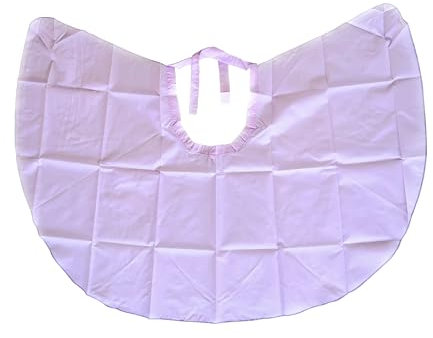Niavida Mantello Corto per Parrucchiere, da Legare, 96 x 78 cm, Viola, Lavabile, Leggero ed Elegante per Capelli, Cosmetici e Styling (71B), Taglia Unica