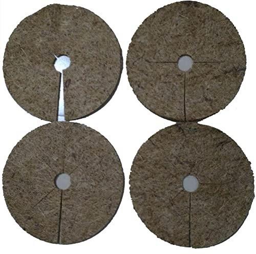 10 Pièces Tapis de Coco Plant_ES Disque de Paillage Coco Tapis de Paillage en Fibre de Coco Tapis de Désherbage des Plant_ES Tapis de Protection pour Plant_ES en Pot Biodégradable 30cm