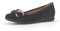 Gabor Damen Klassische Ballerinas, Frauen Flats,Ausgehschuhe,Abendschuhe,Slip-ons,klassisch elegant,Ballerinen,schwarz(Uni+asilb),35 EU / 2.5 UK