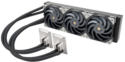 SilverStone Technology SST-XE360PDD, utökad trippel 120 mm allt-i-ett-vattenkylning med dubbla pumpar och dubbla CPU-block