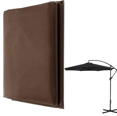 Arroopu Copriombrelloni da Giardino | Tessuto Oxford 210D Impermeabile Anti UV - Protezione Antivento per Esterno Terrazza Piscina