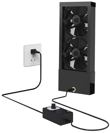 Ventilatore di scarico per finestre, design retrattile 2800 giri/min, velocità regolabile, portata d'aria 98 CFM per finestre scorrevoli, ideale per cucina, camera da letto e bagno