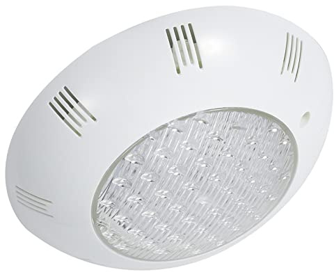 Riuulity Luz Subacuática LED de 15W AC12V Iluminación de Piscina RGB, Vidrio Templado IP68 Resistente Al Agua, Fácil Instalación para Decoración de Jardín (RGB15W)