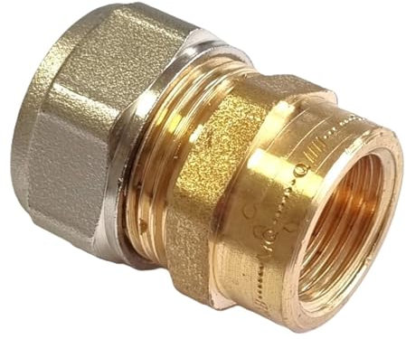 H2O-Flex® 16er Schraubfitting - Übergang mit 1/2 Innengewinde 16 x 2,0mm Klemmringverschraubung für Aluverbundrohr und Mehrschichtverbundrohr DVGW