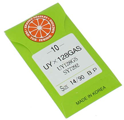 zipworld 10 agujas para máquina de coser UYx128GAS para máquinas Coverlock (14/90)