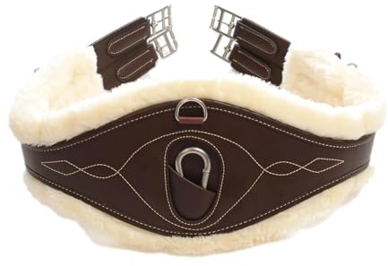 Sottopancia caramella con montone marrone 140