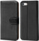 Verco Custodia per Apple iPhone 5 5S SE, Case per iPhone SE Cover PU Pelle Portafoglio Protettiva, Nero