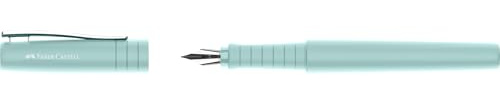 Faber-Castell 241009 - Estilografica Poly Pen - Trazo M - Azul Caribe