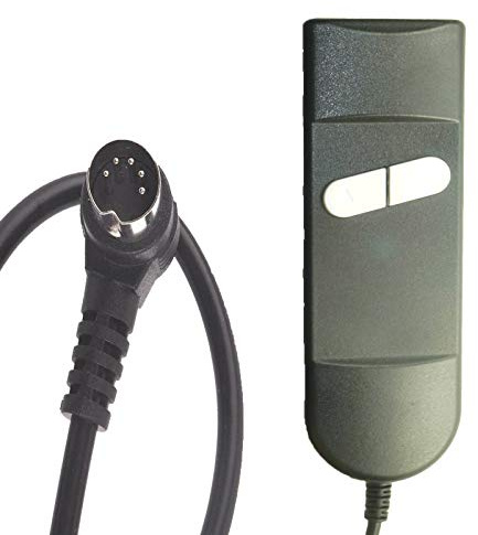 Dos botones de 5 pines de elevación de silla o control de mano reclinable, piezas de repuesto para Okin Limoss Lazboy Pride Catnapper, etc.