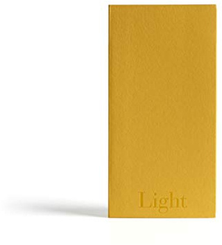 PdiPigna Italian types Light, BI, anteckningsbok, vit sida, ockra