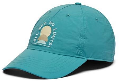 Columbia Unisex Spring Canyon 2 Ball Cap, Baseball Cap, Teal/No Limits, O/S