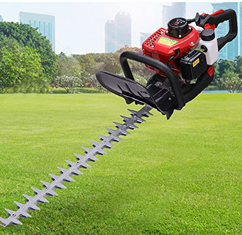 Cortasetos de gasolina a gas de largo alcance, cortadora de césped inalámbrica con mango antivibración para uso comercial y doméstico