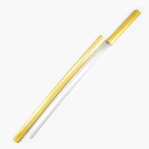 HJHUUA Katana in Legno da 100 cm per Pratica Kendo,Spada da Allenamento in Legno,bokken Fatto a Mano per Cosplay,Esposizione,Decorazione,Collezione,Oggetti di Scena,Regali