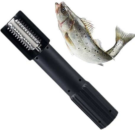 Rimozione Squame Pesce - Sfilettatore Automatico Per Pesce Gatto - Squamatore Impermeabile Per Pulizia e Sbucciatura Per Pesca, Ristoranti d’Acqua e Casa
