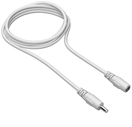 ledscom.de Verlängerungskabel für Stecksystem Atom, 1 m, weiß