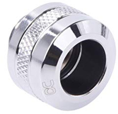 Alphacool Istapp PRO 13 mm HardTube Fitting G1/4 – kromanslutning, silver