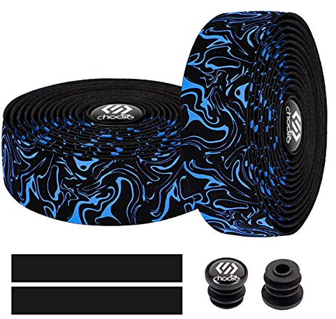 Chooee Road Bike Handlebar Tape,2PCS Bicycle Bar Tape,Blue