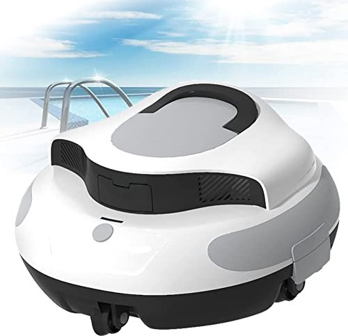 LYFDPN Limpiador de Piscinas inalámbrico, Limpiador de Piscinas robótico automático, Aspirador automático para Piscina elevada