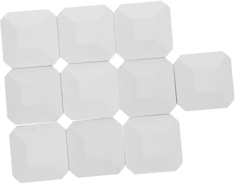 CONGARTENO 10pezzi Bricchette di Cordierite Portatili per Gas Sostituzione Facile e Auto-pulente per BBQ Compatibili con Grill Turbo e Nexgrill