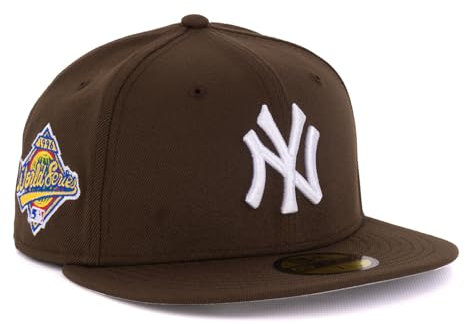 New Era Cap 59FIFTY Herren Basecap MLB Limited Edition (New York Yankees, braun/weiß, 7 3/8)