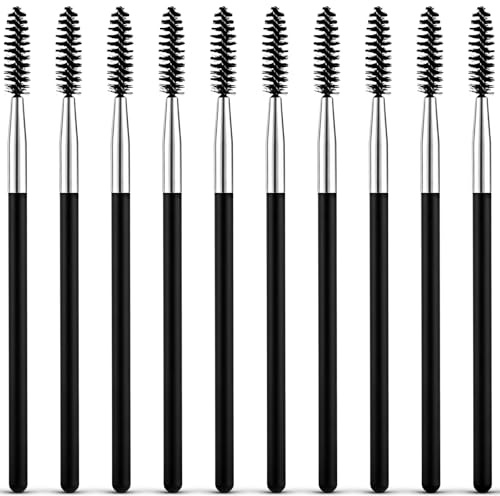SHENLIU 10 Stück Mini Wimpernbürste, Augenbrauenbürste, Wimpernseparator Augenbrauen Pinsel Augenbrauenpinsel Mit Festem Winkel Multifunktion Make-up-Tools Zum Kämmen und Verlängern der Wimpern