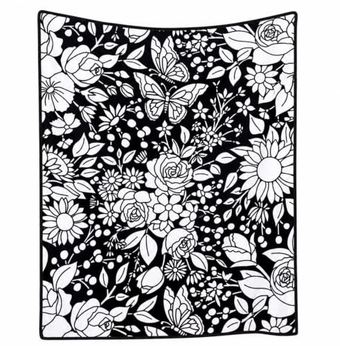 Gör-det-själv målarfilt med 24 tuschpennor 200x150cm
