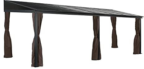 Sojag Aluminium Terrassenüberdachung Portland 1016 | Anthrazit | 288x488x240 cm