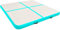 vidaXL Aufblasbare Gymnastikmatte mit Pumpe 200x200x20 cm PVC Grün und Grau Mehrzweck Übungsmatte