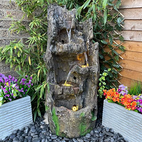Stanton Woods Mains Powered Water Feature,Waterfall, Water Fountain, Garden Decoration, Garden Feature
