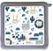 MeinBaby123® Schutzfolie kompatibel mit Toniebox | Schutzcover selbstklebend | Premium Qualität | Aufkleber passgenau I Folie Sticker I Toniebox Zubehör (Boho Tiere Grau)