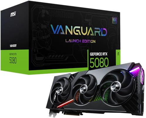 MSI GeForce RTX 5080 16G Vanguard SOC Launch Edition