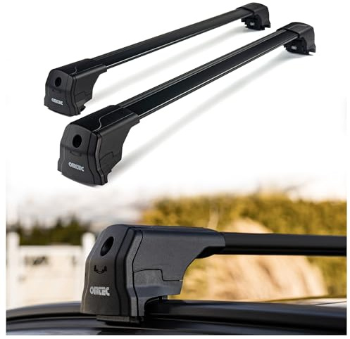 CHROMEMASTER Portapacchi da Tetto, Barre Tetto; Compatibile con Mercedes GLC 2022+; Per il Trasporto di Box da Tetto, Portabiciclette, Scala | Struttura Leggera e Resistente in Alluminio