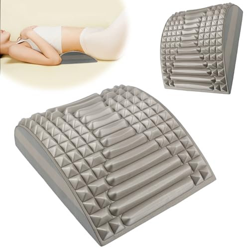 JWTRSVTY Rückenkissen Taille Nacken, Lendenwirbelkissen Stützen Eva, Orthopädisches Lendenwirbelkissen, Nacken Rückenstrecker Neuleben Verstellbares Nacken, Lendenwirbelkissen für Auto Sofa Sitze Bett