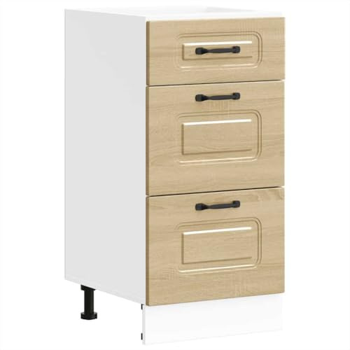 vidaXL Mueble bajo de Cocina Kalmar Madera ingeniería de Roble Sonoma
