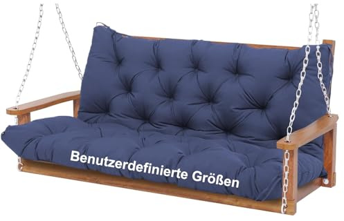 WLXFF CojíN Asiento para Columpio Hollywood, CojíN Banco para Silla JardíN, CojíN Repuesto para Banco Columpios Y Columpios para Exteriores con Respaldo, para Columpio JardíN Terraza