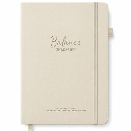 BIROYAL Gym Workout Log Book,Gym accessories for Men Women, 224-Page, Beige