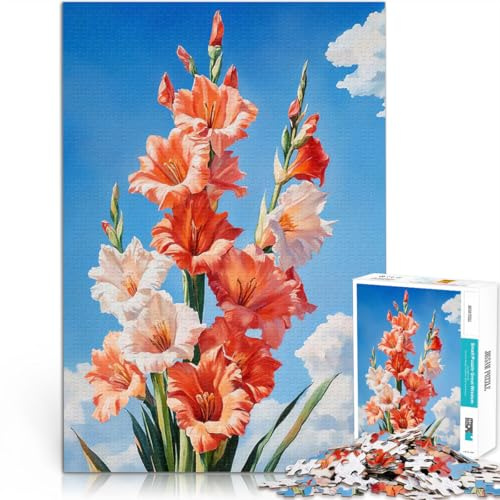 2000 Piece Jigsaw Puzzles for teenagers Jigsaw Bloom in Gladiolus Quizspiel Geburtstagsgeschenk, Geschenke70x100cm