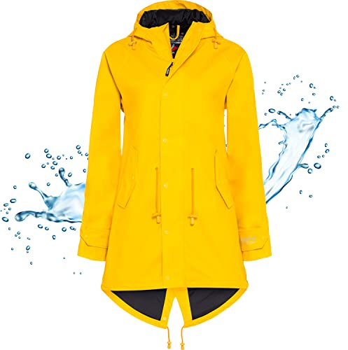BMS Regenmantel 100% wasserdicht - gelb - 42