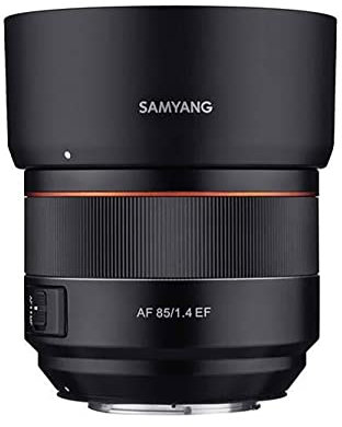 Samyang 85mm F1.4 High Speed Auto Focus Lens for Canon EF Mount, Black (SYIO85AF-C)