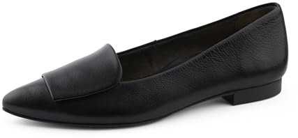 Paul Green Ballerina 3792-012, Glattleder, Schwarz, Damen EU 3/35,5