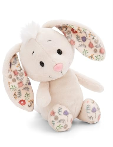 NICI Kuscheltier Hase Creme 20cm - Stofftier aus weichem Plüsch, niedliches Plüschtier zum Kuscheln und Spielen, für Kinder & Erwachsene, tolle Geschenkidee - 61458