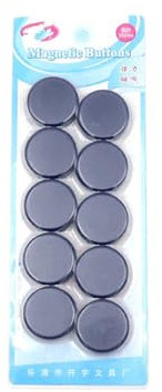 Mumuve Pinnnadel-Magnete, bunt, starke Magnete für Küche, Zuhause, Büro, Schule, Kühlschrank, 10 Stück