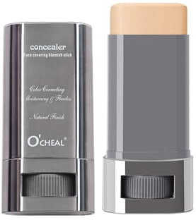 O'CHEAL Bâton de fond de teint pour le visage - Longue durée - Éclaircissement léger du visage - Correcteur - Contour - Maquillage de beauté - 30 g - 02# naturel