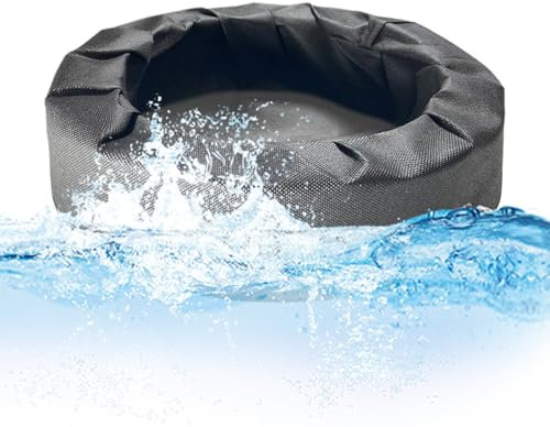 Zqkimzi Floating Pond Planter, Fabric Plant Basket, Aquatic Flower Island, Water Feature Container, Ideal Ponds, Small, Large, Durable, Breathable Material for Aquatic Gardens