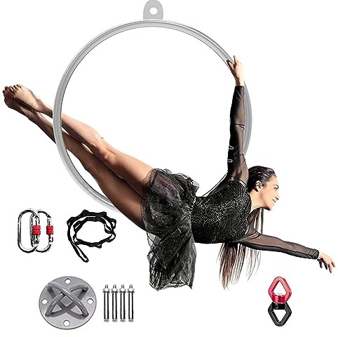 Aerial Hoop Kit, Edelstahl Single Point Design, für Tanzstudio und Aerial Fitness